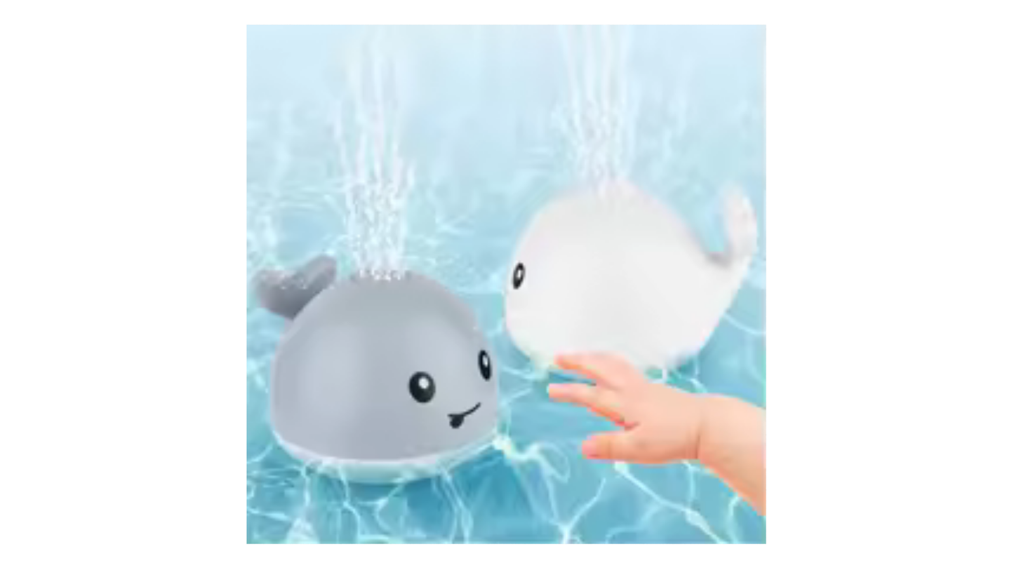 2 Baleias Sprinkler de água - torne o banho dos seus filhos mais divertidos